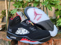 Air Jordan 5 Retro Supreme 'Black' (2015)