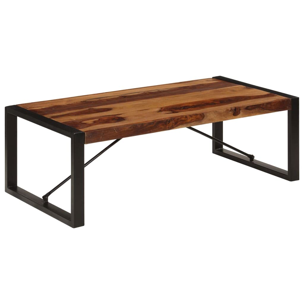Brown Solid Sheesham Wood Coffee Table S512