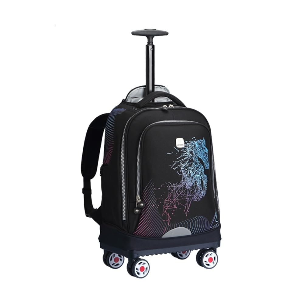 Rolling Backpack with Wheels Fits 15.6 Inch E104