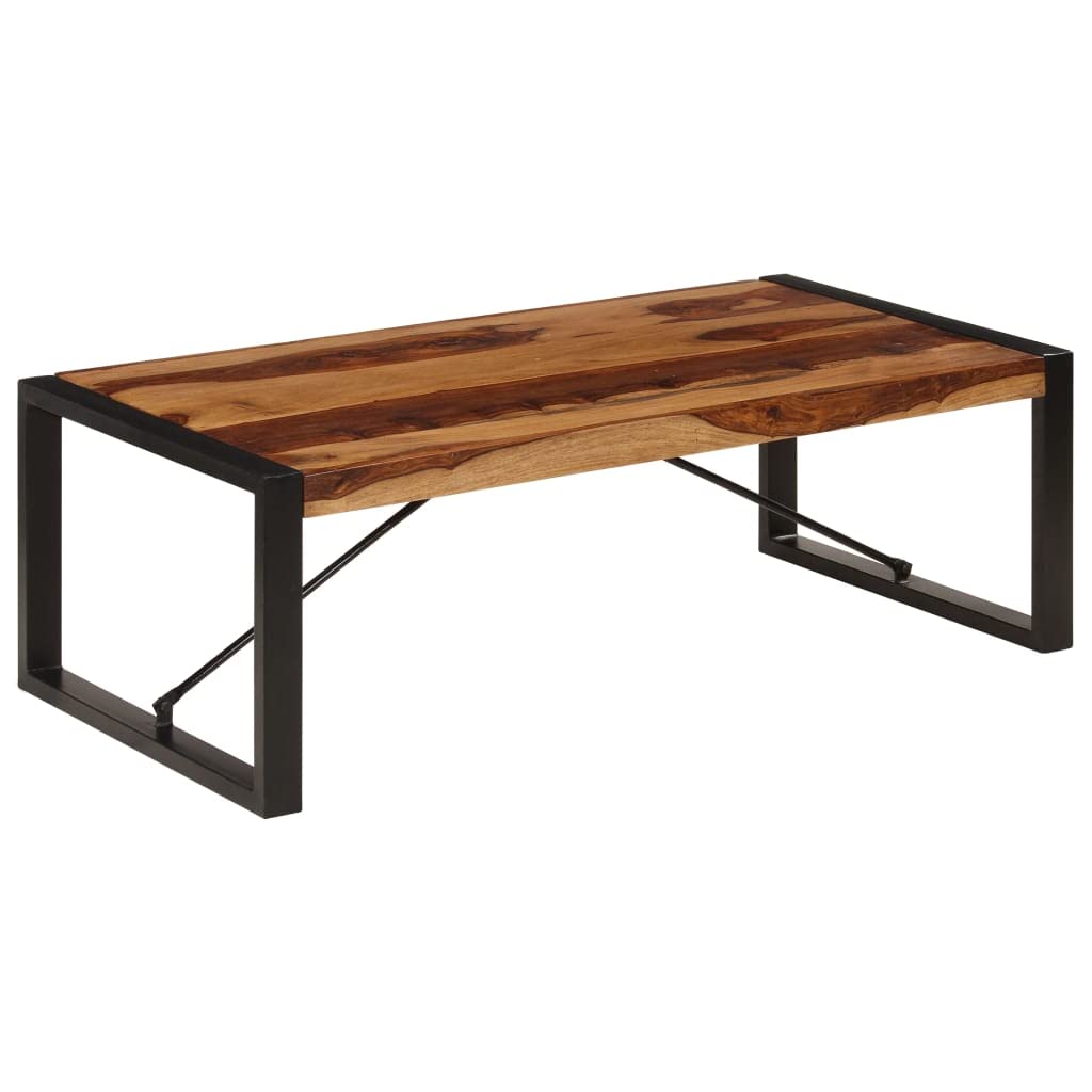 Brown Solid Sheesham Wood Coffee Table S512