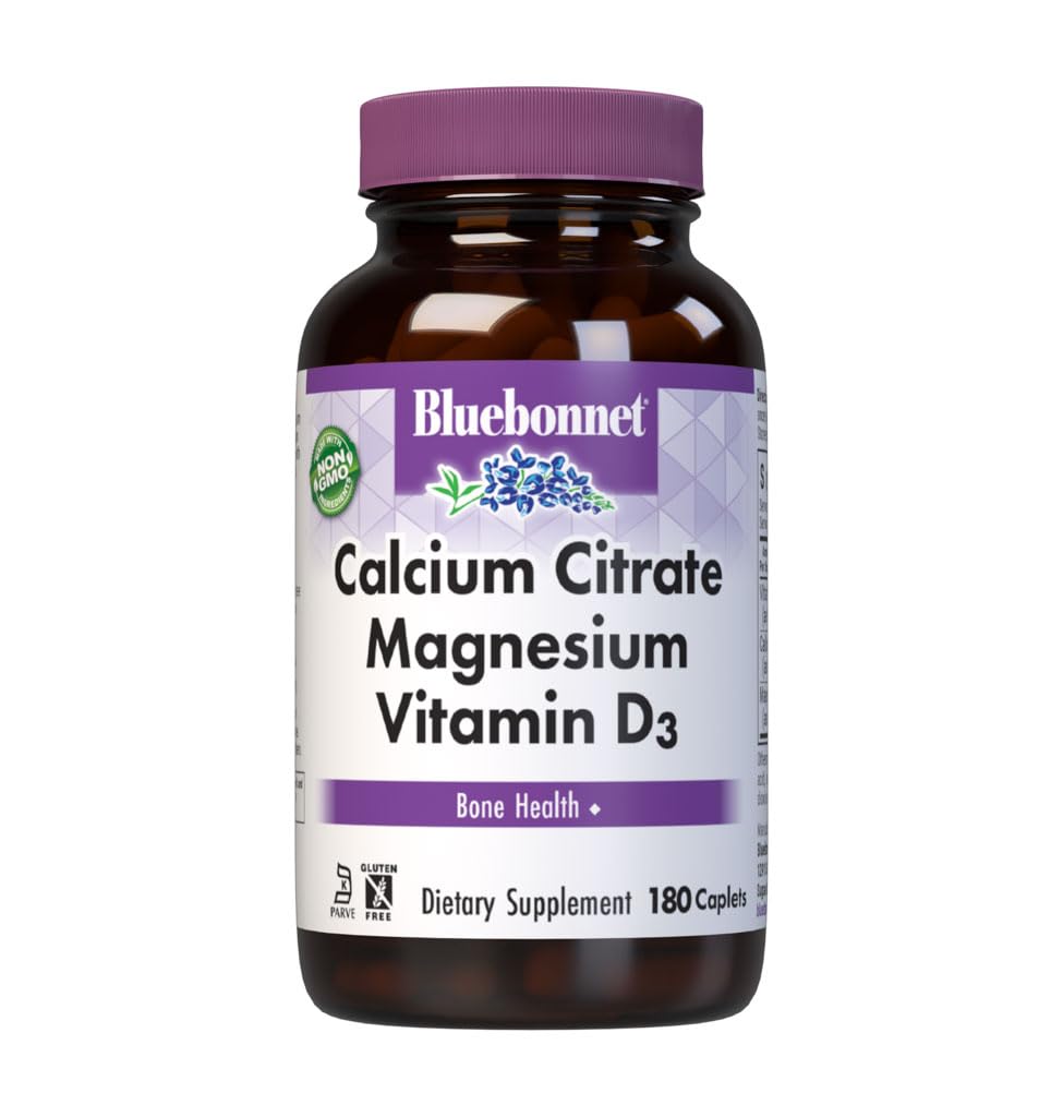 Calcium Citrate Magnesium Plus Vitamin D3 Caplets, 180 Count N303