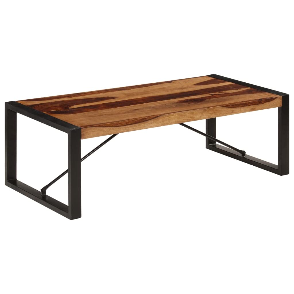 Brown Solid Sheesham Wood Coffee Table S512