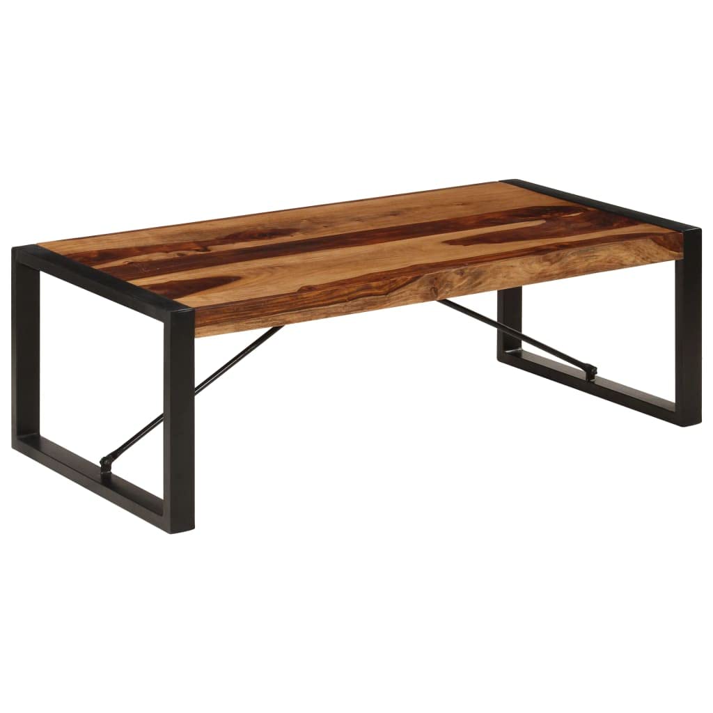 Brown Solid Sheesham Wood Coffee Table S512