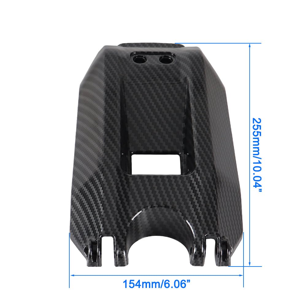 Carbon Fiber Battery Cover Guard for Electric Dirt Bike U248