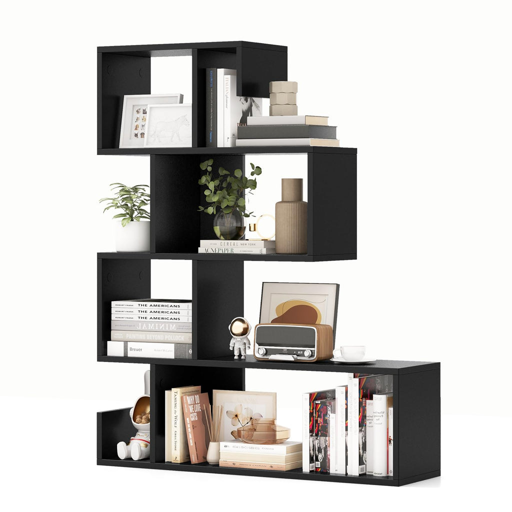 5-Tier Geometric Bookshelf D979