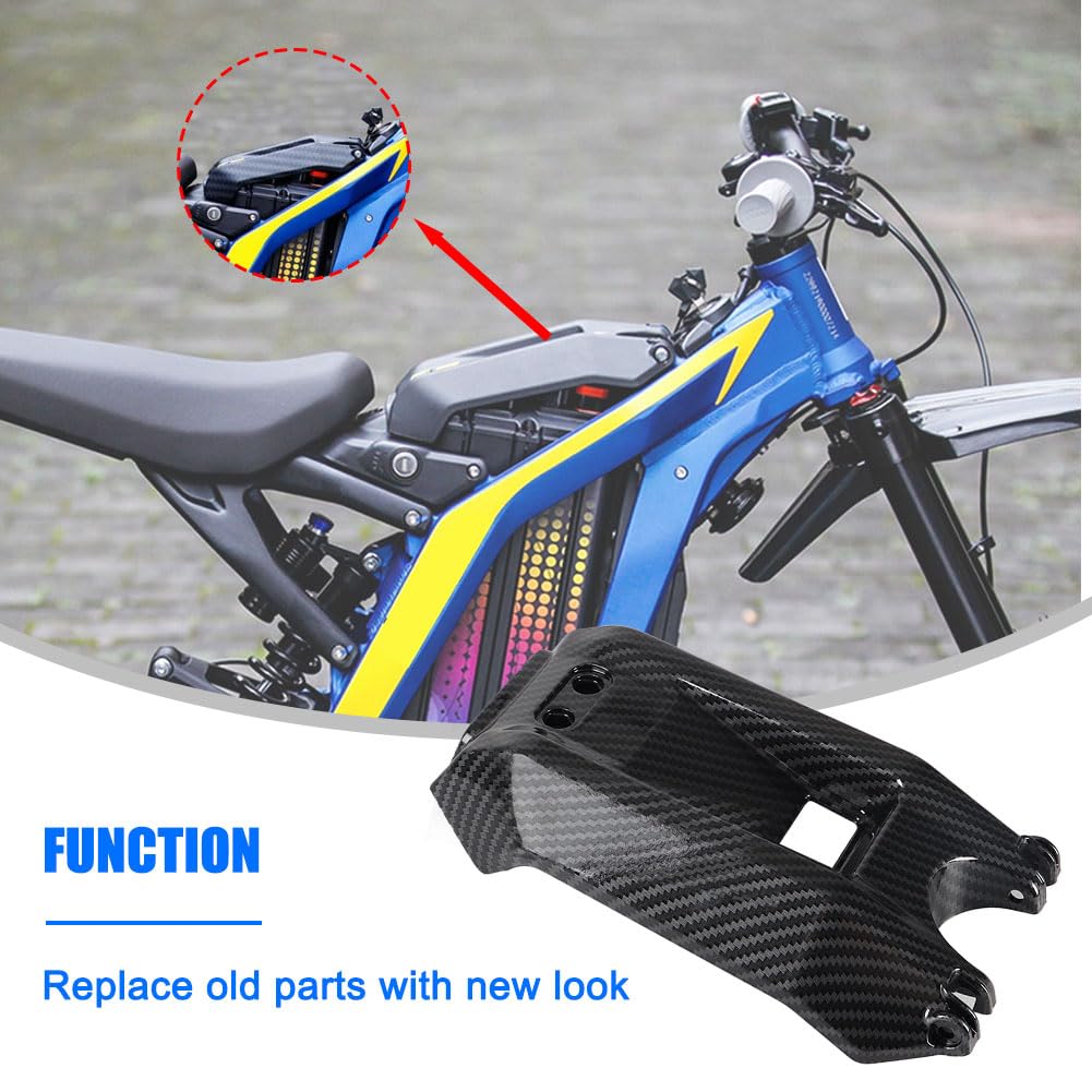 Carbon Fiber Battery Cover Guard for Electric Dirt Bike U248