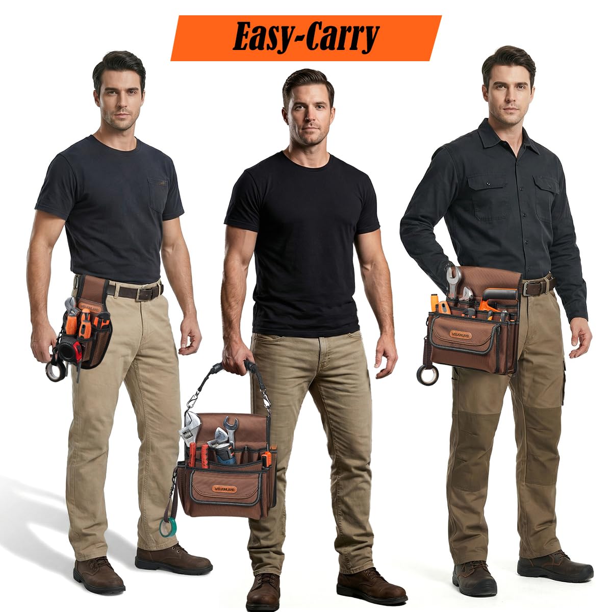 7-Pocket & 10-Pocket Tool Belt Pouches Set V42474