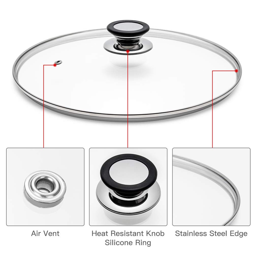 Glass Lid for Frying Pan 12"/30cm I557