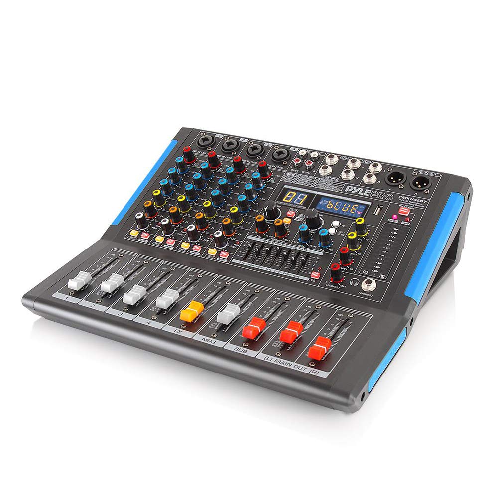 4-Channel Bluetooth Audio Mixer with USB and XLR X16958