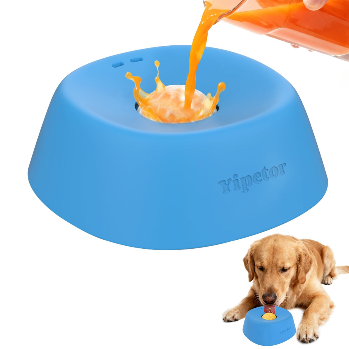 Dog Lick Bowl Slow Feeder Puzzle Toys S249403