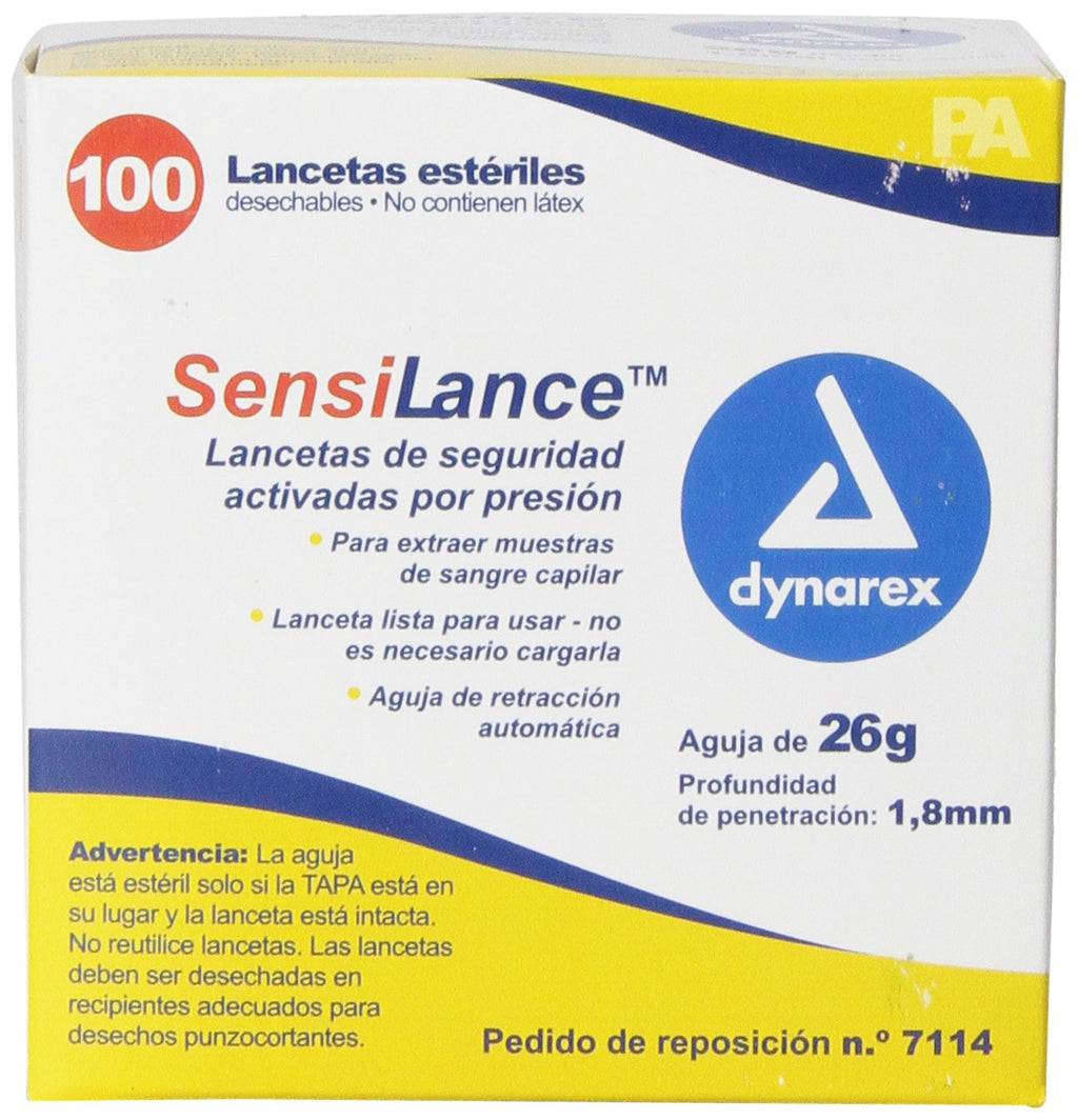 26 Gauge Sterile Safety Lancets 100 Count T83388