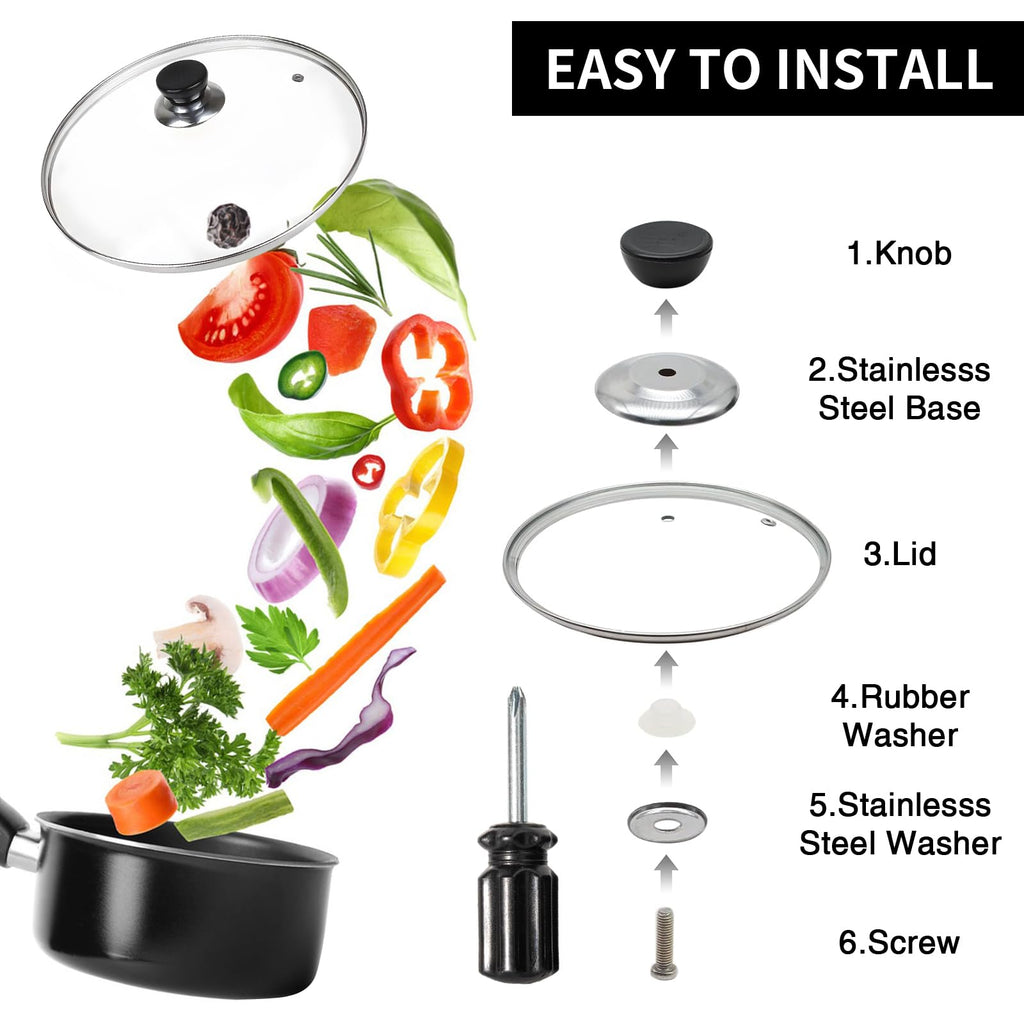 10 Inch Tempered Glass Pan Lid V989502