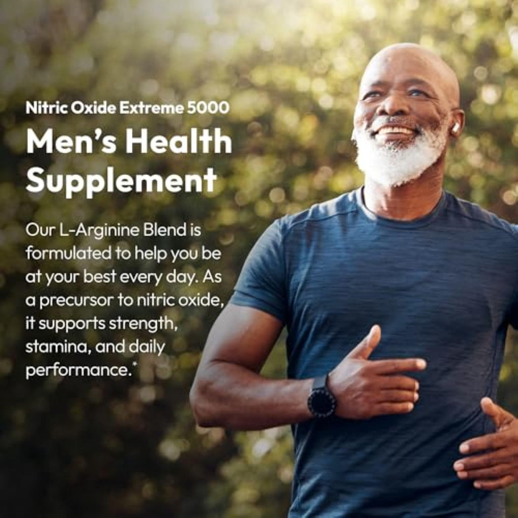 L-Arginine Men's Health Supplement 60 Capsules Pack of 3 A324