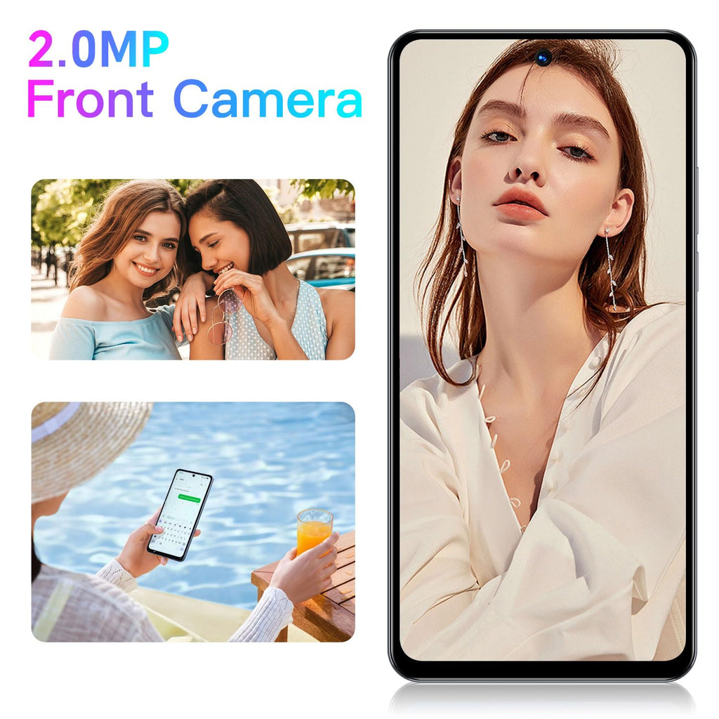 Unlocked Smartphone 6.56 inch HD Display 2GB RAM 32GB ROM Dual SIM Android Phone Z667