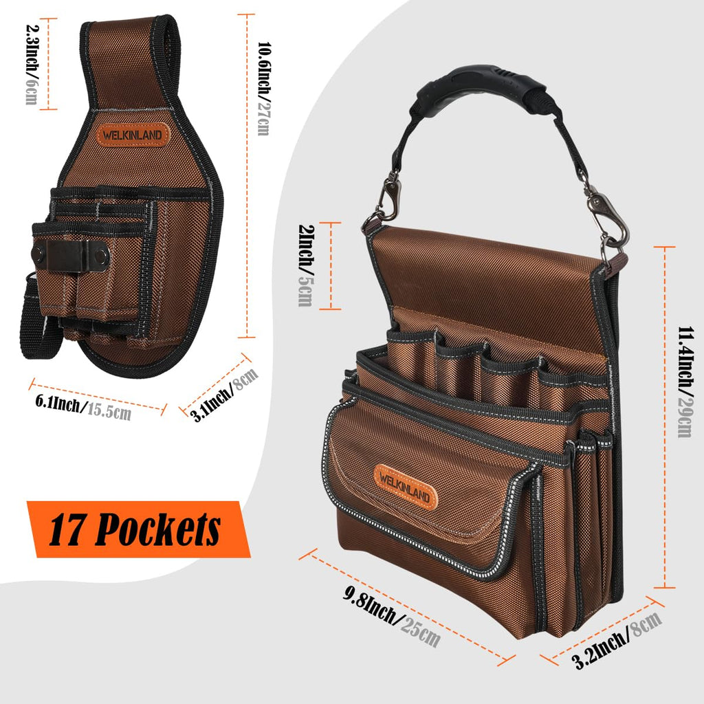 7-Pocket & 10-Pocket Tool Belt Pouches Set V42474
