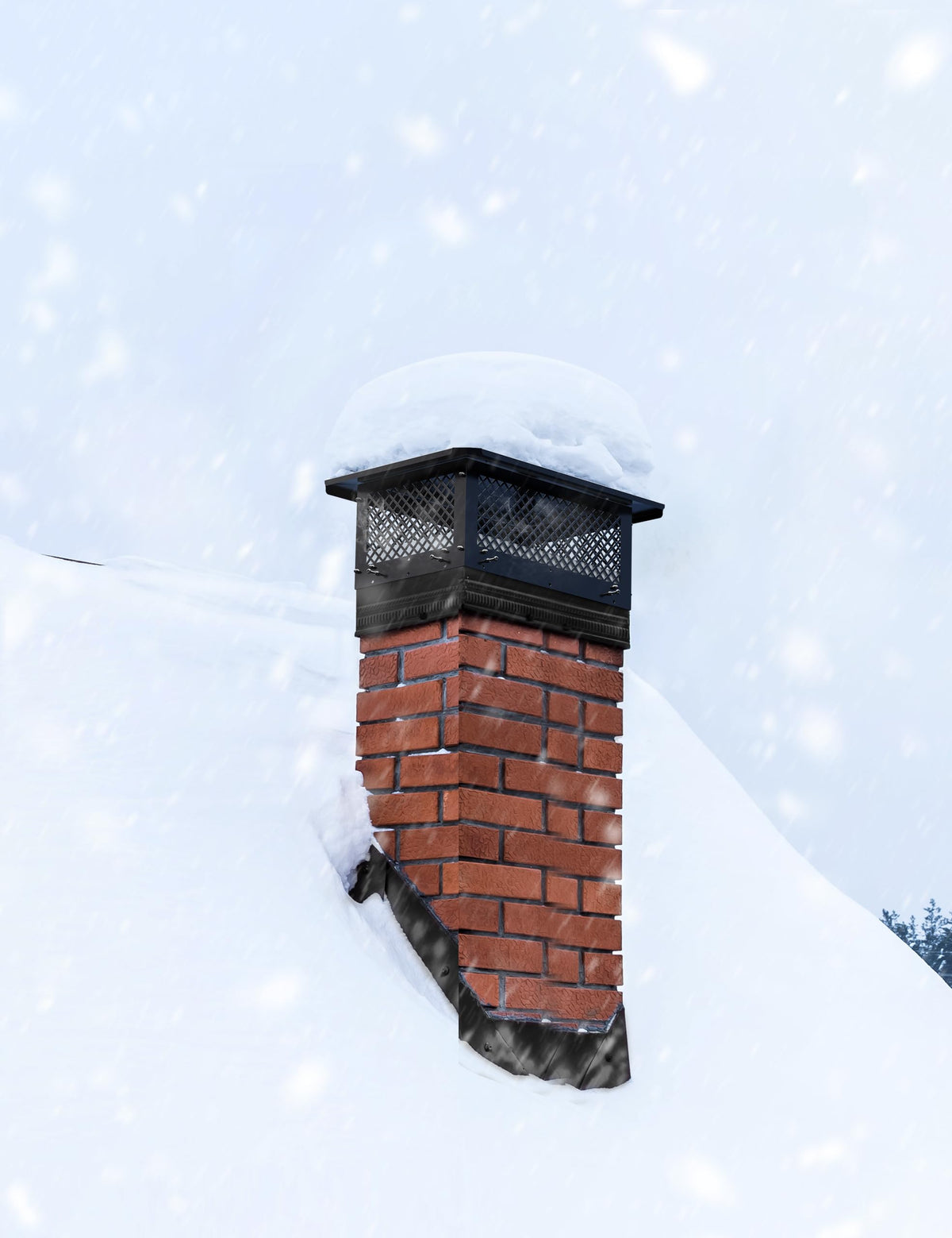 14" x 22" Rectangular Galvanized Steel Chimney Cap T710
