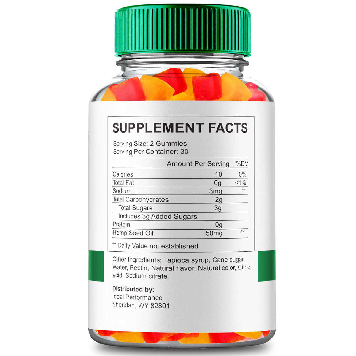 Maximum Strength All Natural Hemp Gummies 2 Pack H861275