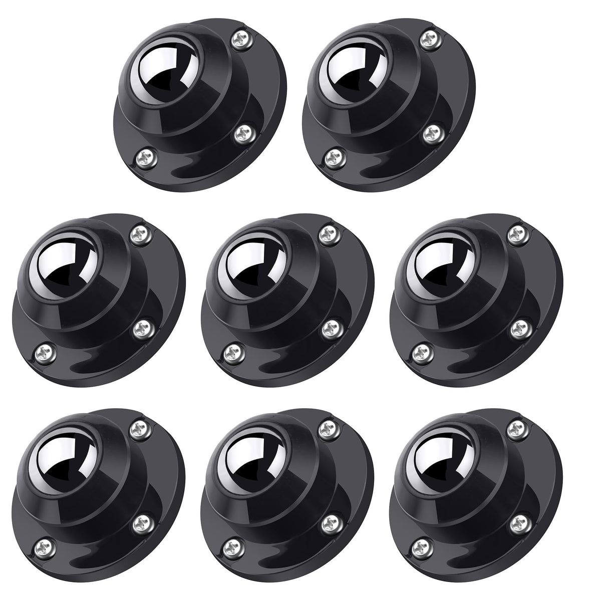 1 Inch Self Adhesive Caster Wheels, 8 Pack K955