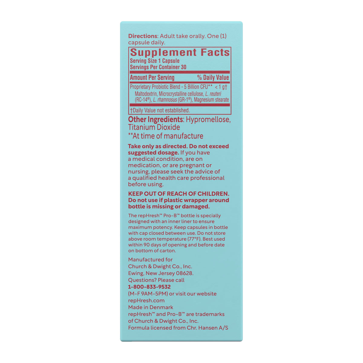 Probiotic Supplement 30 Count Pack of 2 A572485
