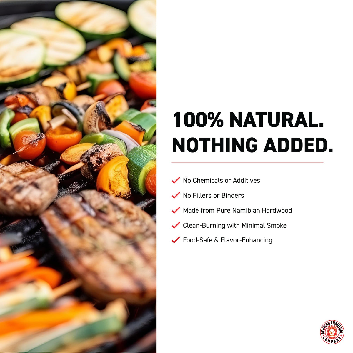 17.8 lb Natural Hardwood Lump Charcoal Q6781