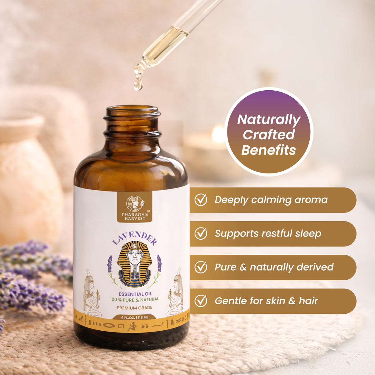 Lavender Essential Oil 4 Fl Oz M163