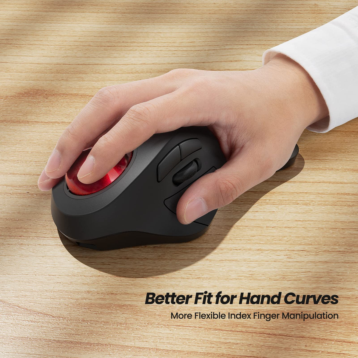 Wireless Trackball Mouse Ergonomic Z550