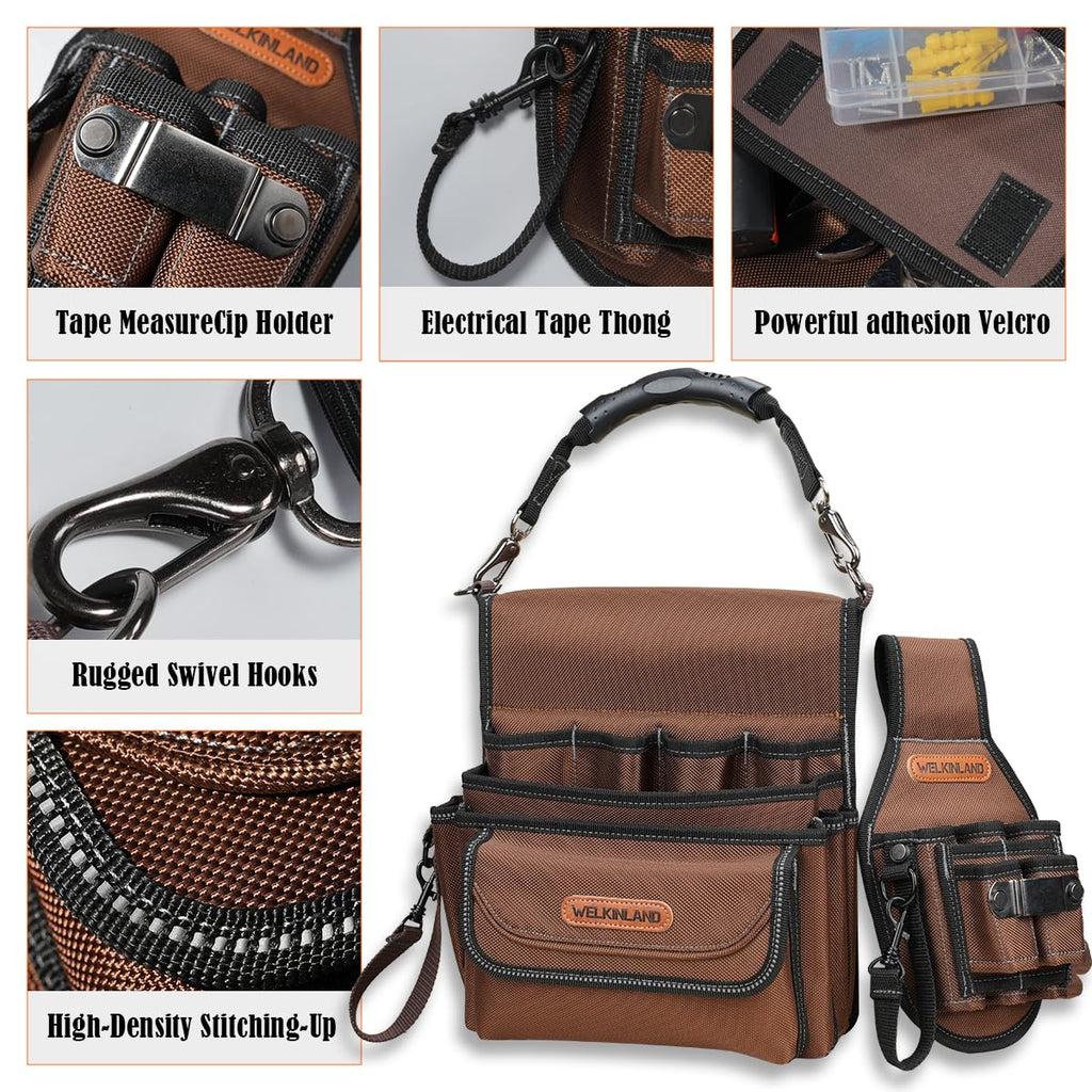 7-Pocket & 10-Pocket Tool Belt Pouches Set V42474