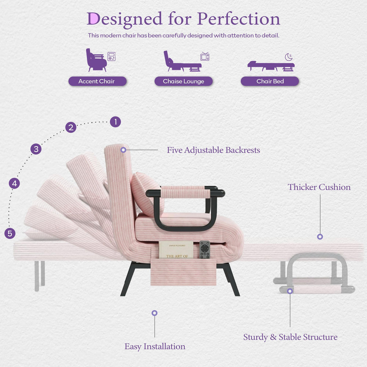 Folding Sleeper Chair L6012