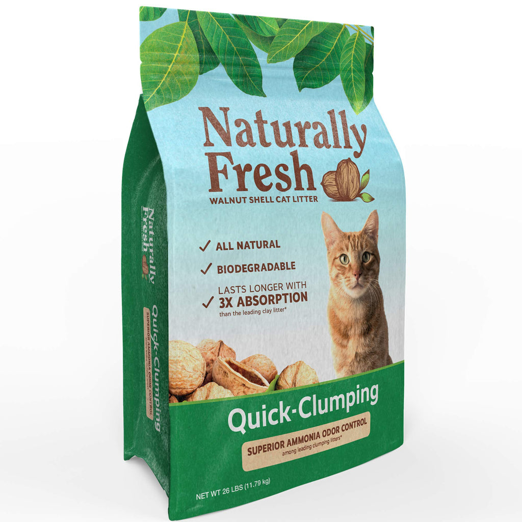 Unscented Walnut Shell Cat Litter 26 Lbs F19531