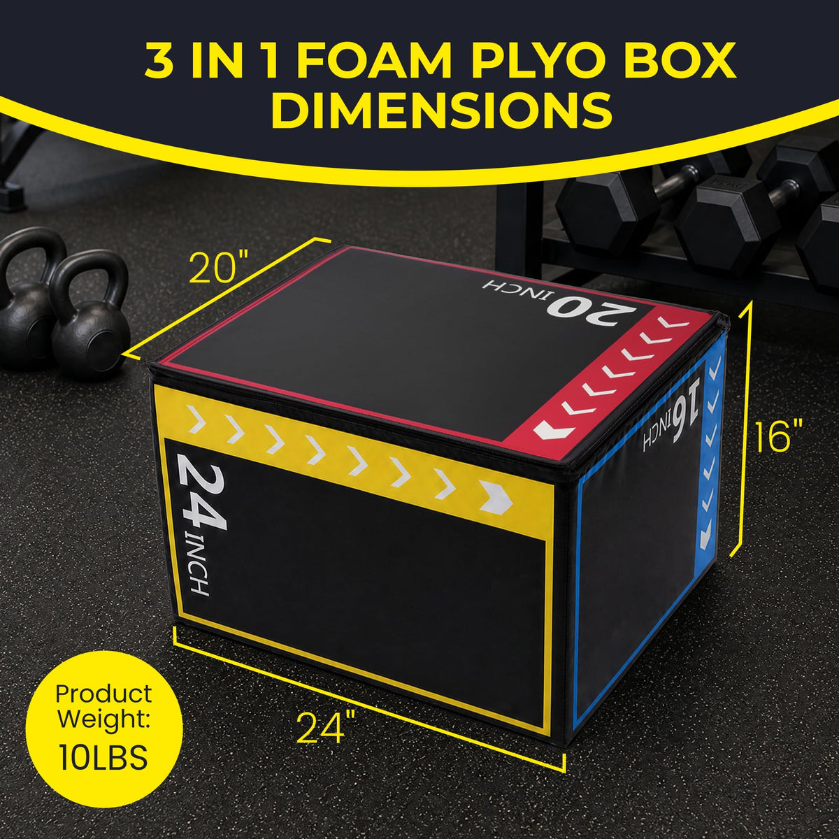 3-in-1 Foam Plyo Box A19802