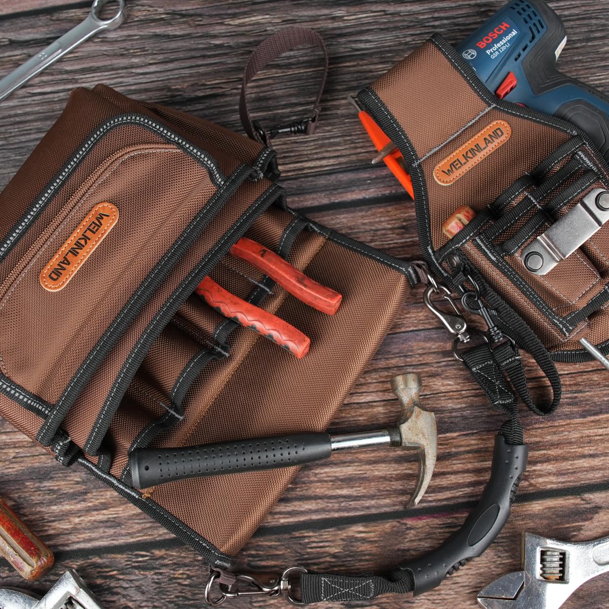 7-Pocket & 10-Pocket Tool Belt Pouches Set V42474