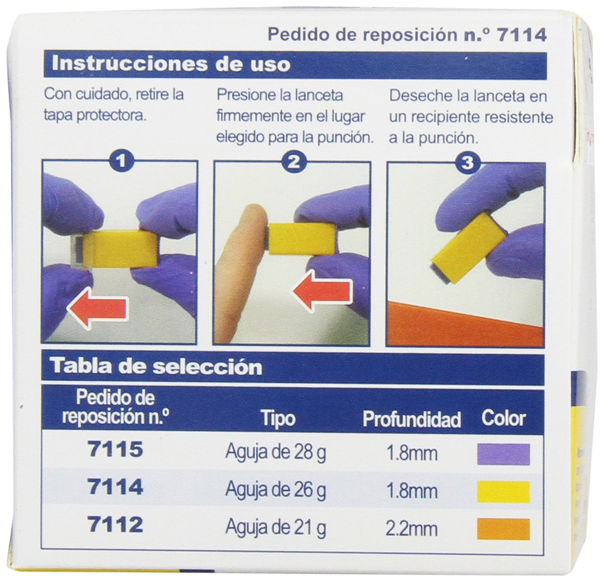 26 Gauge Sterile Safety Lancets 100 Count T83388