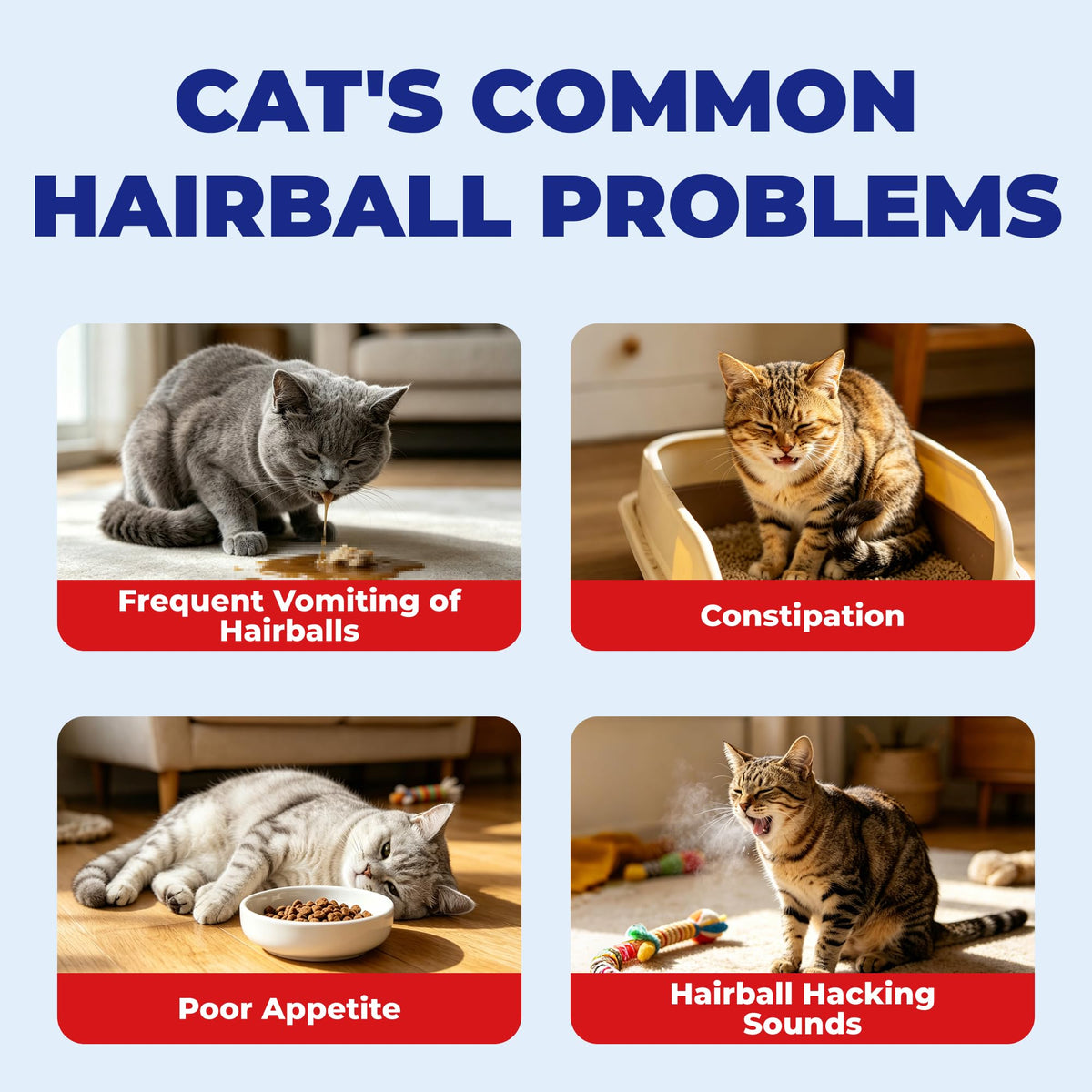 10.58 oz Hairball Bites for Cats P25654