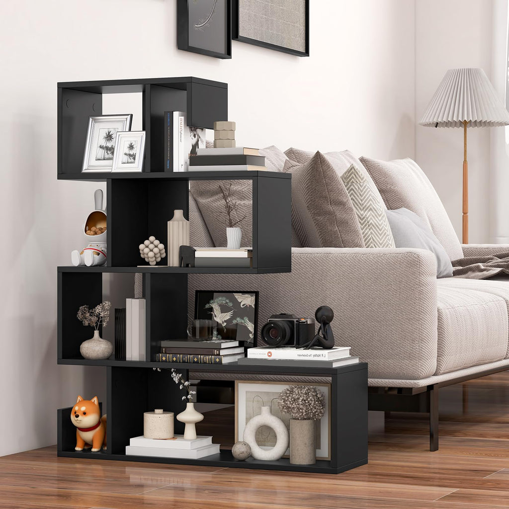 5-Tier Geometric Bookshelf D979