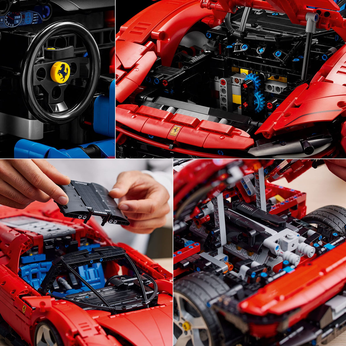1:8 Scale Race Car Model Building Kit C2037